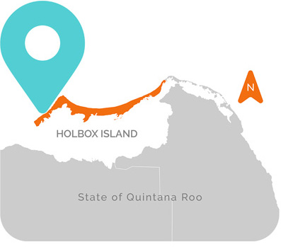 Lifestyle Kiteboarding Holbox Location Map